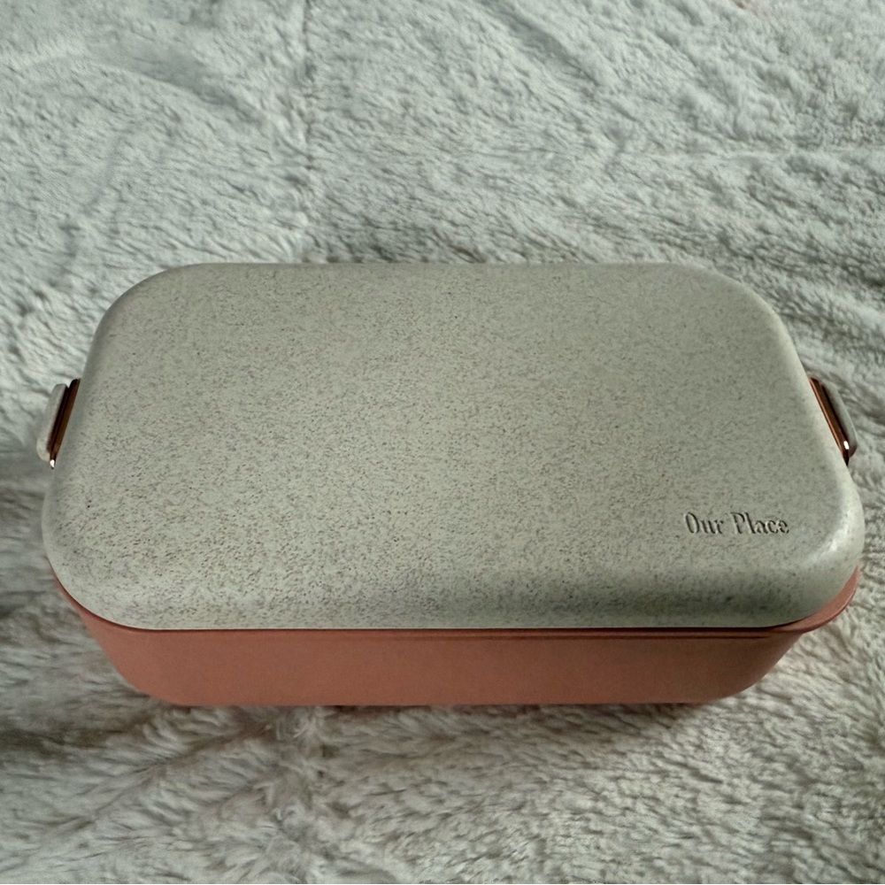 Our Place The Lunchbox Bento Box with Utensils and Layering Compartments NWOT